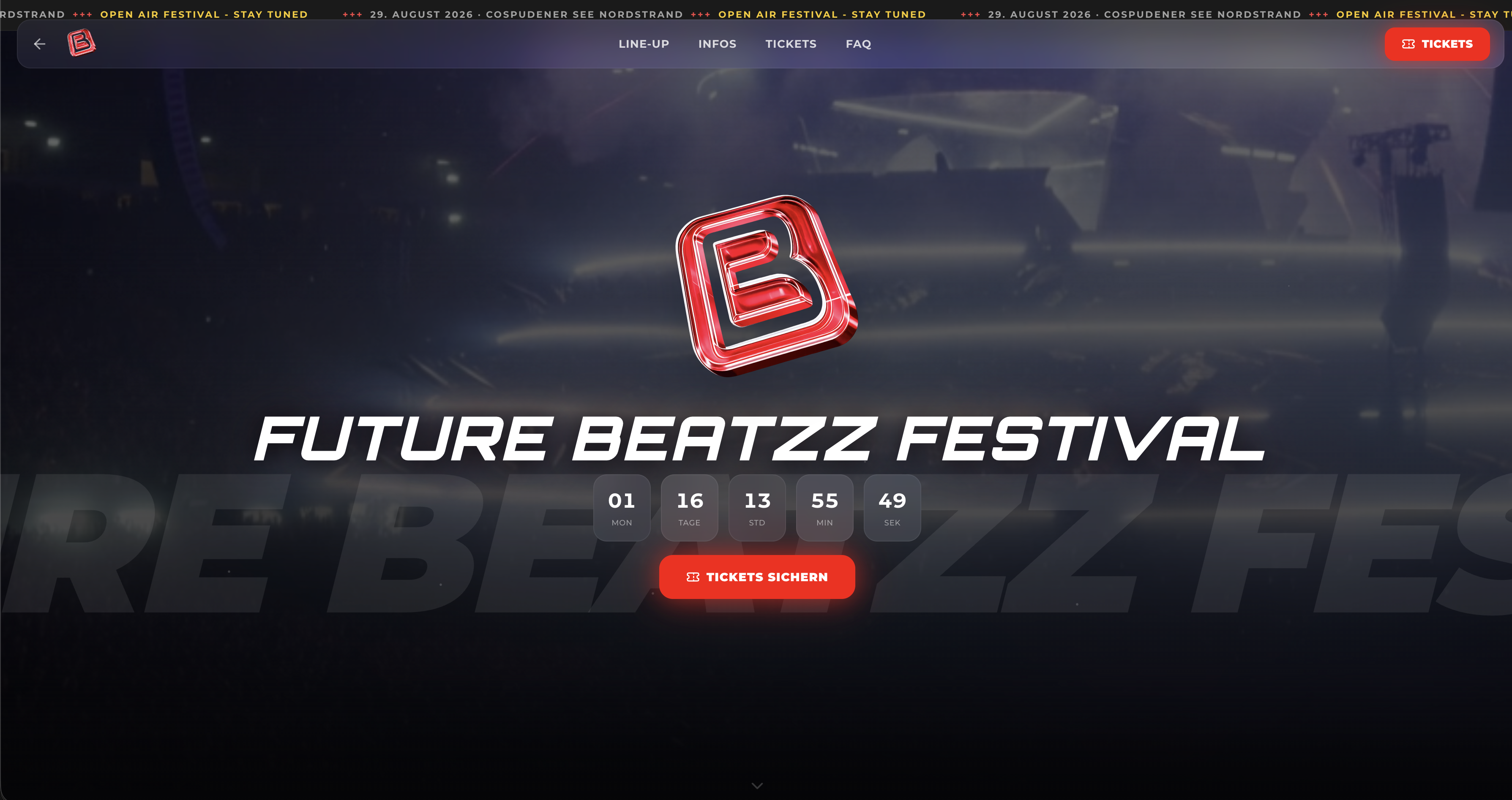 Screenshot: Future Beatzz Festival